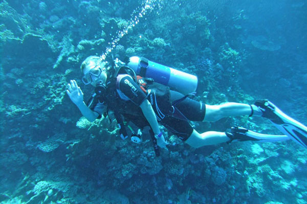 Erin Diving, Red Sea by GoErinGo