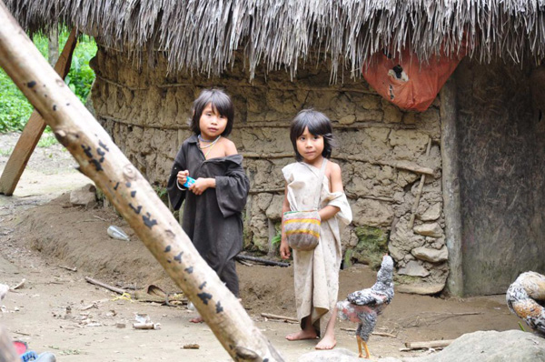 Kogi Children in Village