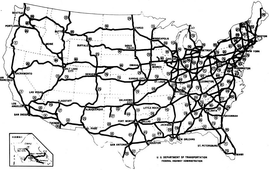 US Interstate Highway System